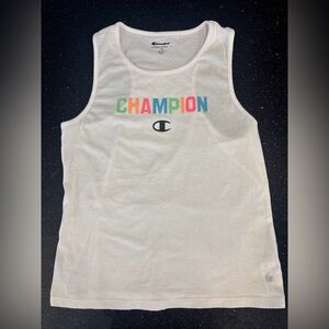 Champion Youth XL White Tank Top